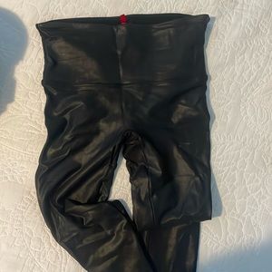 Spanx Faux Leather Leggings (L)